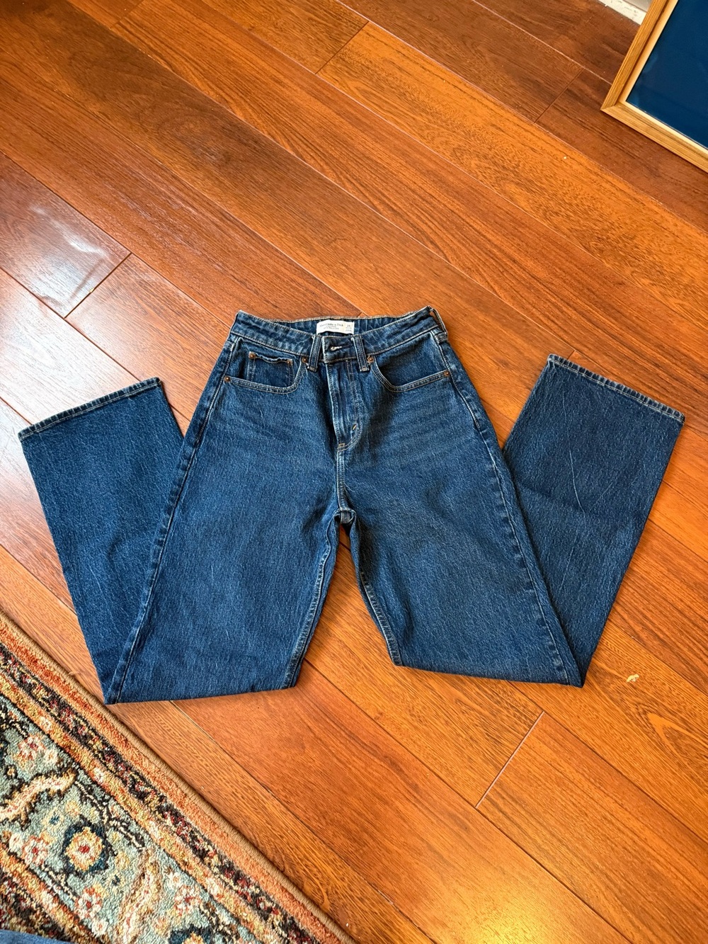 Abercrombie & Fitch 90s Relaxed Jeans High Rise Curve Love